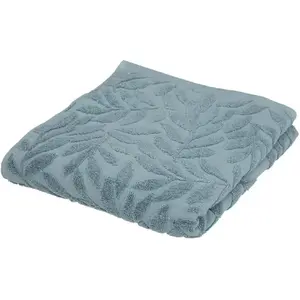 Atmosphera Créateur d'intérieur - Drap de Bain Tencel 100x150cm Bleu pas cher