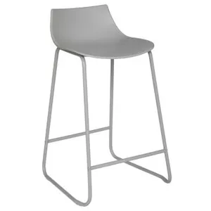 Atmosphera Créateur D'intérieur - Tabouret de bar Otac métal gris pas cher
