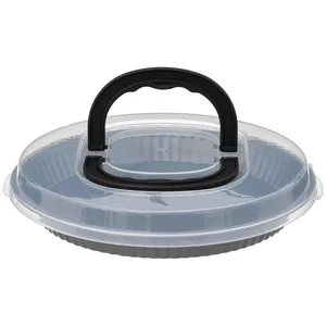 Comparateur de prix : 5 five simply smart Moule à tarte avec couvercle - Noir - Ø 32 cm - Acier - 3 en 1 - Four traditionnel