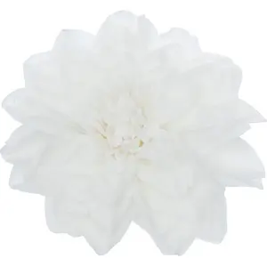 FÉÉRIC LIGHTS AND CHRISTMAS Sdn dahlia neige blanc 20CM - Atmosphera créateur d'intérieur pas cher