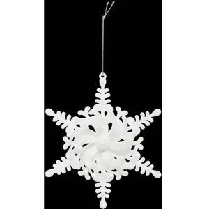 Fééric Lights And Christmas - sdn plast etoile deco bl 14CM - Atmosphe... pas cher