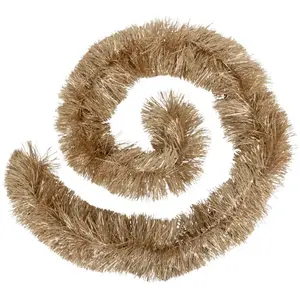 Feeric Light & Christmas Guirlande de Noël BOA large 15 cm Beige Nude Longueur 2 mètres pas cher