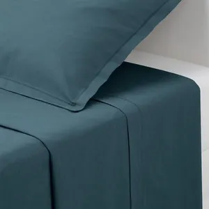 ATMOSPHERA Créateur d'intérieur - Drap Plat Intérieur 240x290cm Bleu Orage