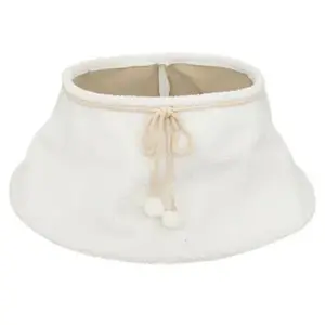 Comparateur de prix : Cache Pied de sapin en Bouclettes Blanche d 56 cm - Feeric Christmas