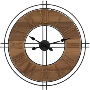 Horloge "Dorian" D65cm marron - Atmosphera createur d'interieur - Marron