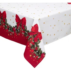 FEERIC LIGHTS & CHRISTMAS 3S. x Home NAPPE COTON GUIRLANDE 140X240 pas cher