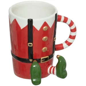 ATMOSPHERA Fééric Lights And Christmas - Mug de Noël avec motif de lutin, 300 ml pas cher