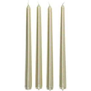 Fééric Lights And Christmas - Lot de 4 Bougies Satin or 192G - Feeric ChristmasVendu parrue-du-commerce