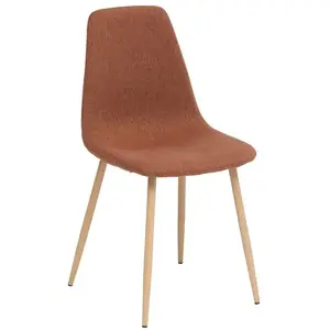 Comparateur de prix : Atmosphera Créateur D'intérieur - Chaise Roka En Velours Ambre - Atmosphera