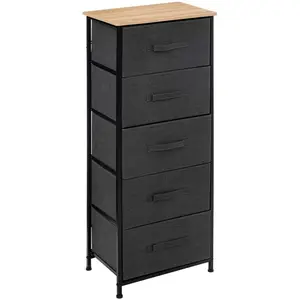 Meuble Haut En Bambou 5 Five Simply Smart - 58x20x51 Cm - Rangement Salle De Bain Ou Chambre