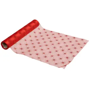 FEERIC LIGHTS & CHRISTMAS Chemin de table Organza Rouge Etoiles 28 x 500 cmVendu paramazon