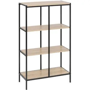Comparateur de prix : Five Simply Smart - tagère aliaj 4 niveaux 116x68,8cm effet bois - 5five