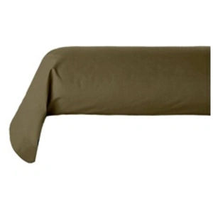 Atmosphera Créateur d'intérieur - Taie de Traversin Alban 85x185cm Kaki pas cher