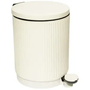 Comparateur de prix : Five Simply Smart - Poubelle onyx 5l lin - 5five
