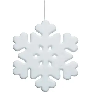 FEERIC LIGHTS & CHRISTMAS Suspension de Noël Grand Floçon Blanc H 49 cm pas cher