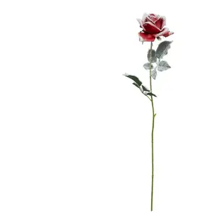 FÉÉRIC LIGHTS AND CHRISTMAS BCH ROSE ROUGE ENNEIGEE H62 - Atmosphera créateur d'intérieur pas cher