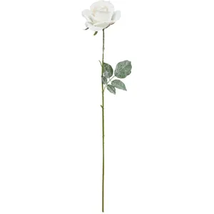 FÉÉRIC LIGHTS AND CHRISTMAS Bch rose blanc enneigee H62 - Atmosphera créateur d'intérieur pas cher