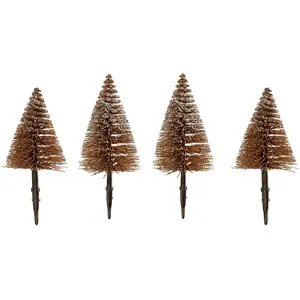 FÉÉRIC LIGHTS AND CHRISTMAS Sdn plast sapin X4 marr 15CM - Atmosphera créateur d'intérieur pas cher