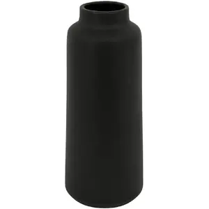 Comparateur de prix : Vase céramique Rily noir H.30 cm - Atmosphera createur d'interieur - Noir