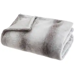 FÉÉRIC LIGHTS AND CHRISTMAS Plaid gris bicol 130X180CM - Atmosphera créateur d'intérieurVendu parcarrefour