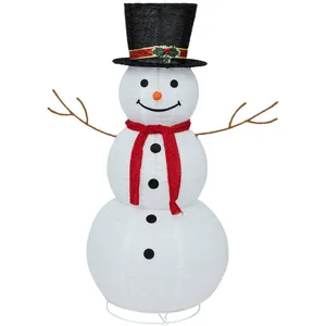 Comparateur de prix : Feeric lights & Christmas Décoration de Noël, bonhomme de neige avec éclairage led, 120 cm