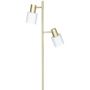 Comparateur de prix : Lampadaire - Atmosphera - Taïs 143 cm - Métal doré - Verre - Jaune