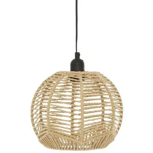 Comparateur de prix : Suspension "Caren" D24cm beige - Atmosphera createur d'interieur - Beige