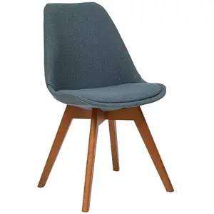 Atmosphera Créateur D'intérieur - Chaise En Hêtre Baya Bleu Atmosphera