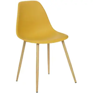 Comparateur de prix : Chaise "Taho" 44cm ocre - Atmosphera createur d'interieur - Jaune