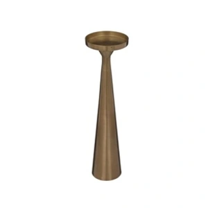 Bougeoir en métal H41cm doré - Or - Atmosphera createur d'interieur pas cher