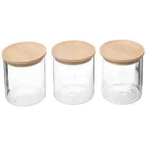 Comparateur de prix : 5five - set de 3 bocaux hemétiques en verre 035l "hermet"