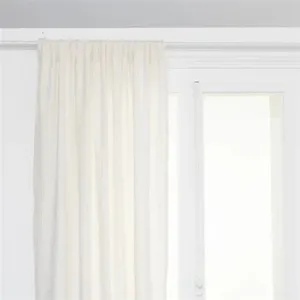 Rideau Widdy 130x260cm blanc ivoire - Atmosphera créateur d'intérieur pas cher