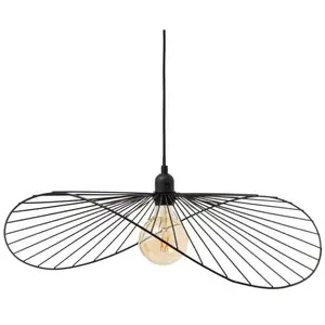 Comparateur de prix : Suspension métal 58 cm noir Adelia Atmosphera - Noir