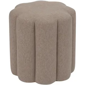 Atmosphera Créateur D'intérieur - Pouf The floral 38x40cm beige