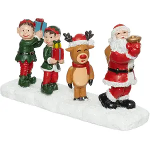 Accessoire pour Village de Noël - Père Noël Bonhomme de neige Lutin et...Vendu paramazon