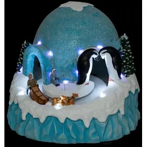 Comparateur de prix : Fééric Lights And Christmas - Village de Noël igloo animé et lumineux ...