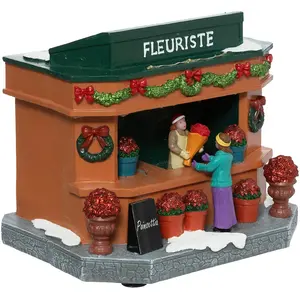 Village lumineux fleuriste 9 LED H.173cm - Feeric lights & christmas pas cher