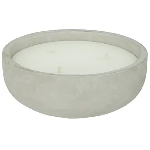 ATMOSPHERA 3S. x Home Bougie décorative parfumée citronelle ELY 1600g pot en ciment pas cher