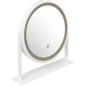 5Five® Five Simply Smart - Miroir rond pivotant led blanc - 5five