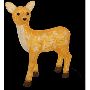 Déco lumineuse Biche 50 LED Blanc froid H 48 cm pas cher