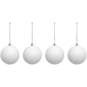 FÉÉRIC LIGHTS AND CHRISTMAS Bdn plf X4 neige blanc 80MM - Atmosphera créateur d'intérieur