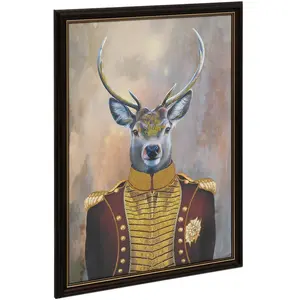 Feeric Lights et Christmas - Toile cerf des Lords 70x50cm pas cher