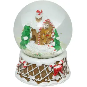Atmosphera Fééric Lights And Christmas - Boule à neige en verre avec motif de Noël, ø 8 cmVendu parrue-du-commerce