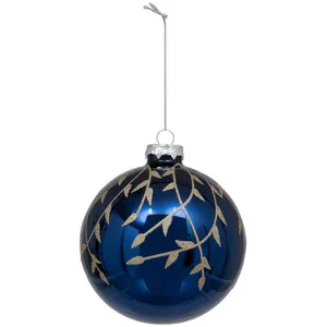 ATMOSPHERA Créateur d'intérieur - Boule de Noël en Verre "Branche Pail...