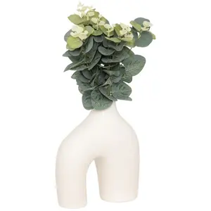 3S. x Home Suza Composition eucalyptus avec vaseVendu parcarrefour
