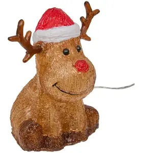 Déco lumineuse Personnage de Noël 20 LED Blanc froid H 20 cmVendu paramazon