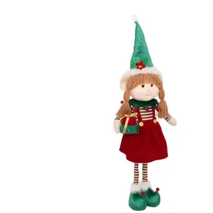 Déco de Noël Lutin filou multicolore téléscopique H maxi 95 cm pas cher