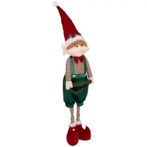 Déco de Noël Lutin filou multicolore téléscopique H maxi 165 cm pas cher