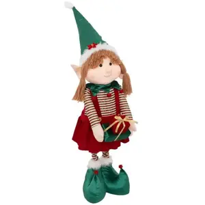 Déco de Noël Lutin filou multicolore téléscopique H maxi 165 cm pas cher