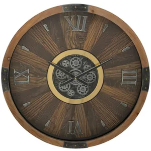 ATMOSPHERA CRÉATEUR D'INTÉRIEUR Horloge keane marron d63,5cm KEANEVendu parcarrefour